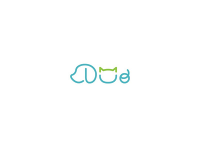 Duo pet shop cat design dog logo logo mark paw pet pet care pets petshop