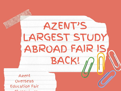 Study Abroad Education Fair in Chennai | Azent Overseas Educatio educationfairmumbai studyabroad
