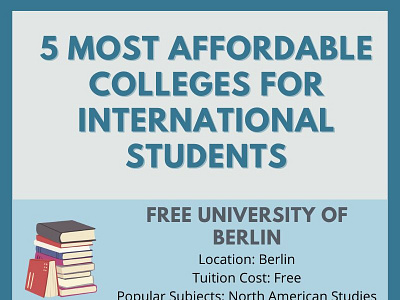 15 Most Affordable Colleges for International Students