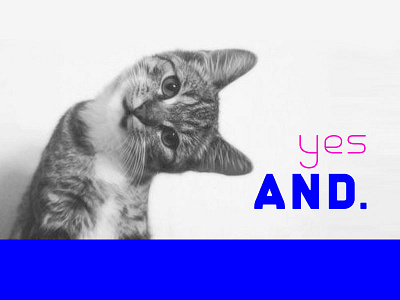 Yes And. cat design internetcats yesand
