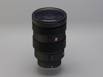 Сamera lens for sony 3d blender branding graphic design