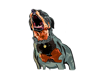 Pit bull attack bark bul dog drawing gta pit pitbull teeth videogame