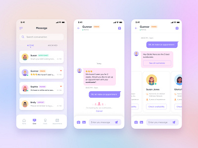 Chatbot Concept • Book A Nutritionist by Eddie Tuong Luong for ...