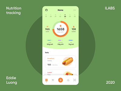 AI nutrition tracking | Interaction concept ai animation ar charts dashboard data visualization design diet food graphs health interaction minimal mobile nutrition product scan tracking ui ux