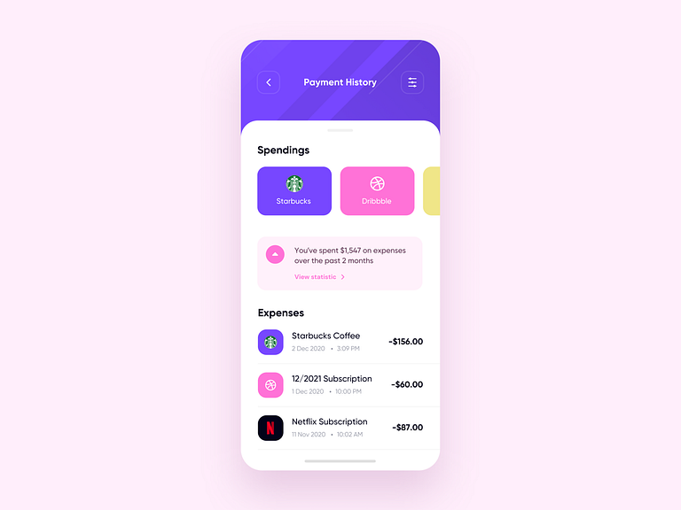 Digital Wallet UI concept by Eddie Luong for Interactive Labs on Dribbble