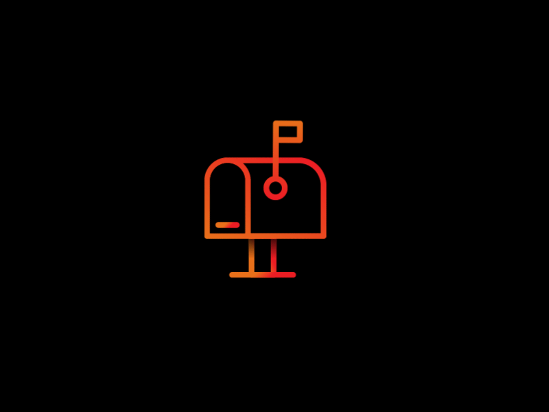 Mailbox Icon Animation minimal vector illustration design inspiration logo aftereffects bodymovin icon icon animation animation line animation line motion vietnam