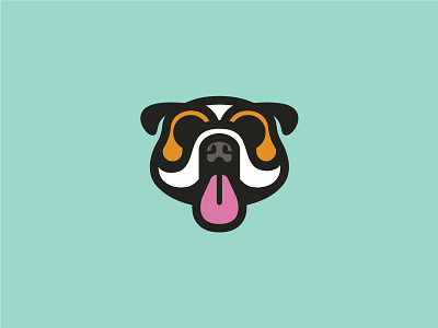 English Bulldog bulldog design dog illustration logo pet pets