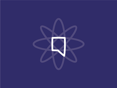 Science Talk chat design labs logo mark science speech symbol talk