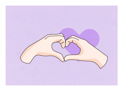Heart Hand dribbbleweeklywarmup illustration valentinesday vector