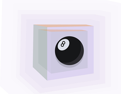 8 Ball - 001 100 challenge 100 day project 100 days 100dayproject 8 ball 8ball art daily ui challenge experiments illustration vector