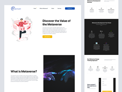 Metaverse Landing Page [UI Design]