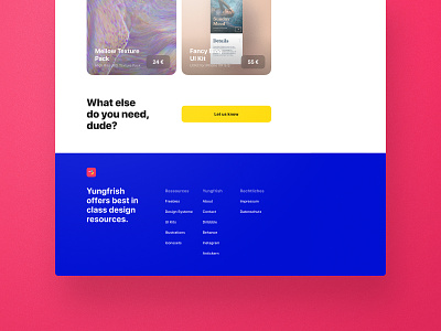 Yungfrish Online Shop app branding clean design digital frish marketing online online store product resources shopping ui ui8 ux yung
