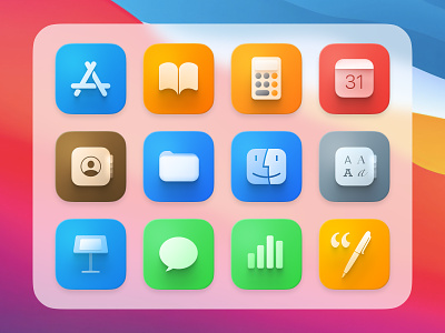 Ultimate Icon Pack app icon app icon design apple big sur icon icon pack iconography icons iconset ios14 iphone macos macos big sur