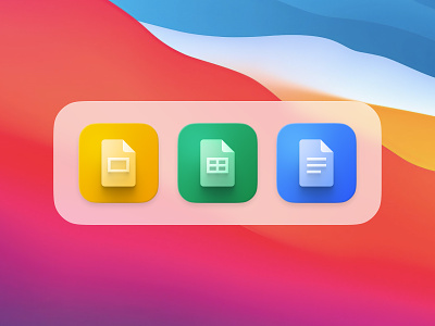 Ultimate Icon Pack Google Suite app icon app icons big sur dock docs google google docs google suite icon pack icons ios14 iphone logos macos