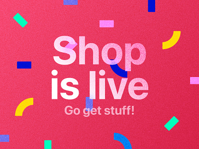 Our Shop is live! buy design designer designer ressources online online shop online store shop shopping shopping app shopping basket shopping cart store