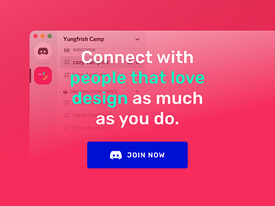 Yungfrish Camp Community art button communication community design design art discord headline join talking talking heads