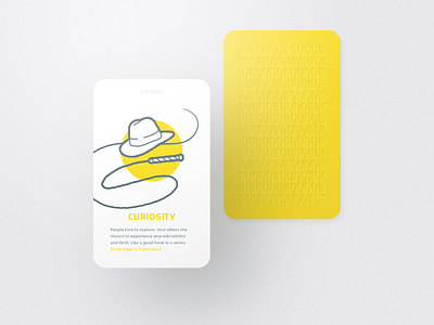 Myndset Emotion Card art card game cards curiosity design design art design thinking embossed emotion illustration myndset pantone paper print thinking typography vector