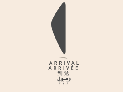 Arrival design flat illustration logo sketch app ui vector