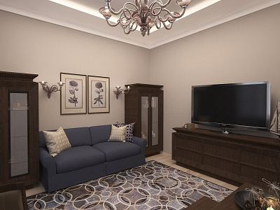 Home office in the classical style 3d 3dsmax apartament art cgi design house interior minimalist modern render rendering