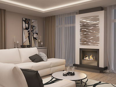 Interior design in modern style 3d 3dsmax apartament art cgi design house interior minimalist modern render rendering