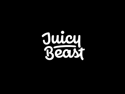 Juicy Beast – Custom Wordmark branding custom logotype hand lettering identity lettering logo logo design logotype type typography wordmark