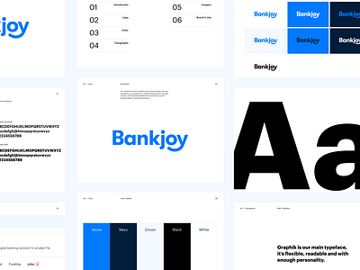 Bankjoy – Brand Guidelines brand guidelines branding hand lettering identity logo design logotype type typography wordmark