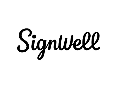 SignWell — Custom Wordmark branding calligraphy hand lettering lettering logo logo design logotype type typography wordmark
