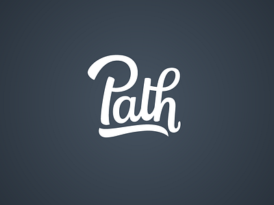 Path branding brush custom logotype hand lettering lettering logo logotype script type typography wordmark
