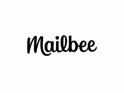 Mailbee branding hand lettering identity lettering logo logo design logotype mark script type typography wordmark