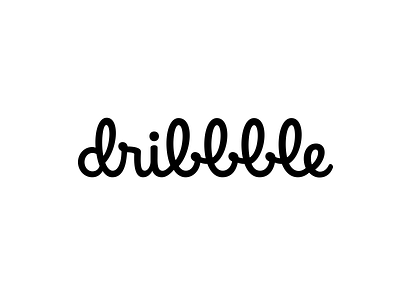 Dribbble - Refreshed wordmark (concept)