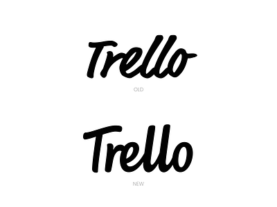 Trello (Concept Redesign) brand branding calligraphy custom logotype hand lettering identity lettering logo logo design logotype type typography wordmark