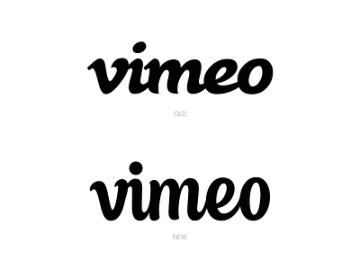 Vimeo (concept redesign) branding calligraphy hand lettering identity lettering logo logo design logotype mark script type typography wordmark