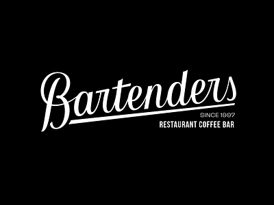 Bartenders - Handlettered logo