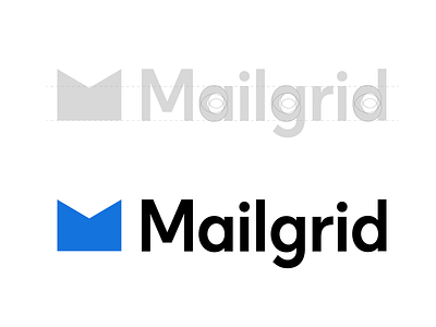 Mailgrid - Custom Logotype brand branding grid hand lettering identity lettering logo logo design logotype mark type typography wordmark