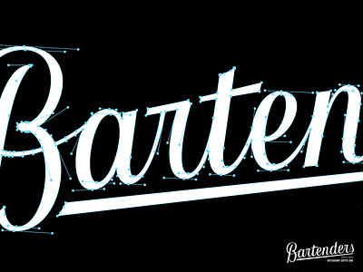 Bartenders Beziers branding hand lettering identity lettering logo logo design logotype type typography wordmark