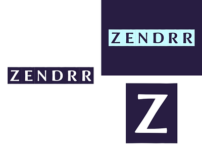Zendrr | Week 3 branding brandom challenge design graphic identity logo logo design typehue zendrr