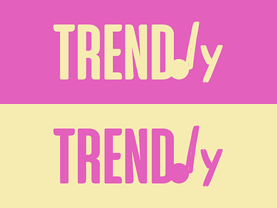 Trend.ly | Week 6 branding brandom challenge design graphic identity logo logo design trend.ly typehue
