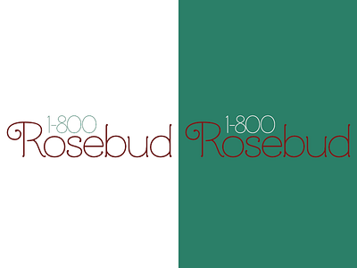 1-800-Rosebud | Day 6 branding challenge design flower graphic identity logo logo design rosebud thirty logos