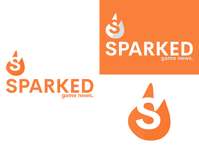 Sparked | Day 8 branding challenge design graphic identity logo logo design sparked thirty logos video games