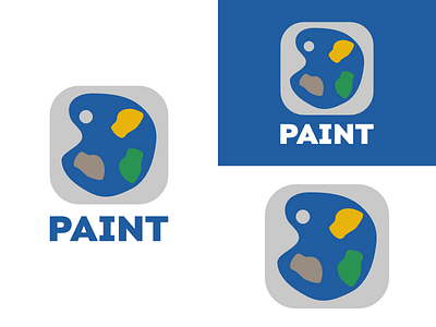 Paint | Day 9 android branding challenge design graphic identity ios logo logo design paint photo thirty logos