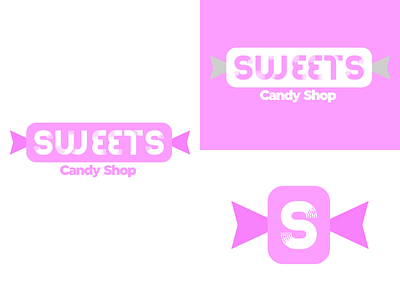 Sweets | Day 11 branding candy challenge design graphic identity logo logo design sweets thirty logos
