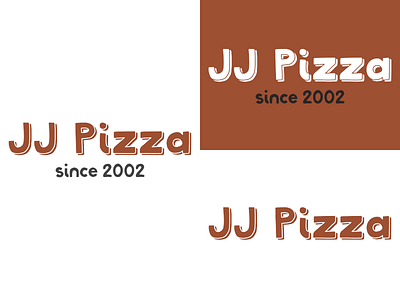 JJ Pizza | Day 13 branding challenge design graphic identity jj pizza logo logo design pizza thirty logos