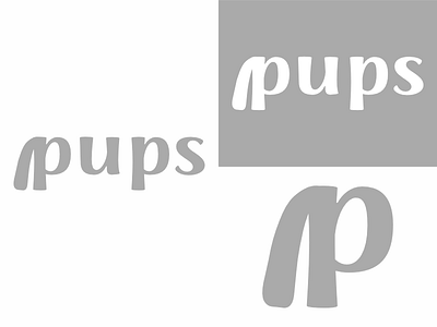 Pups | Day 15 branding challenge design dog graphic identity logo logo design pups subscription thirty logos