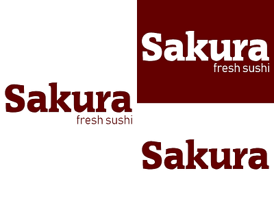 Sakura | Day 18 branding challenge design graphic identity logo logo design sakura sushi thirty logos