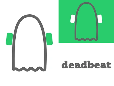 Deadbeat | Day 23 branding challenge deadbeat design graphic identity logo logo design music thirty logos