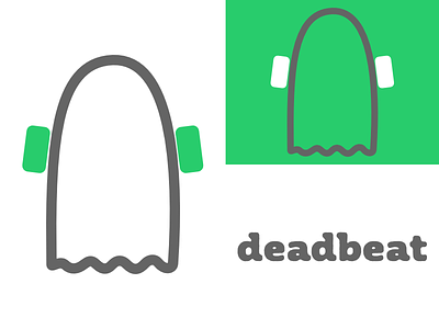 Deadbeat | Day 23 branding challenge deadbeat design graphic identity logo logo design music thirty logos