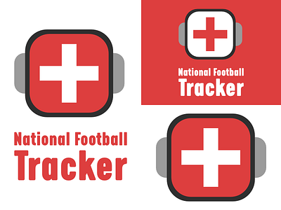 National Football Tracker | Day 27 branding challenge design football graphic identity logo logo design thirty logos