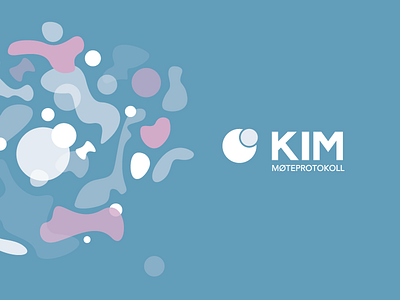 KIM Møteprotokoll brand branding flat logo norway typeface