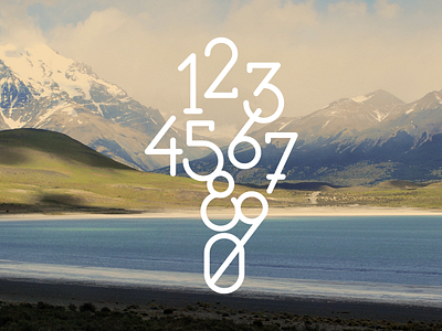Numbers flat ilogicateam number type typeface