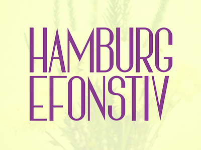 hamburgefonstiv type